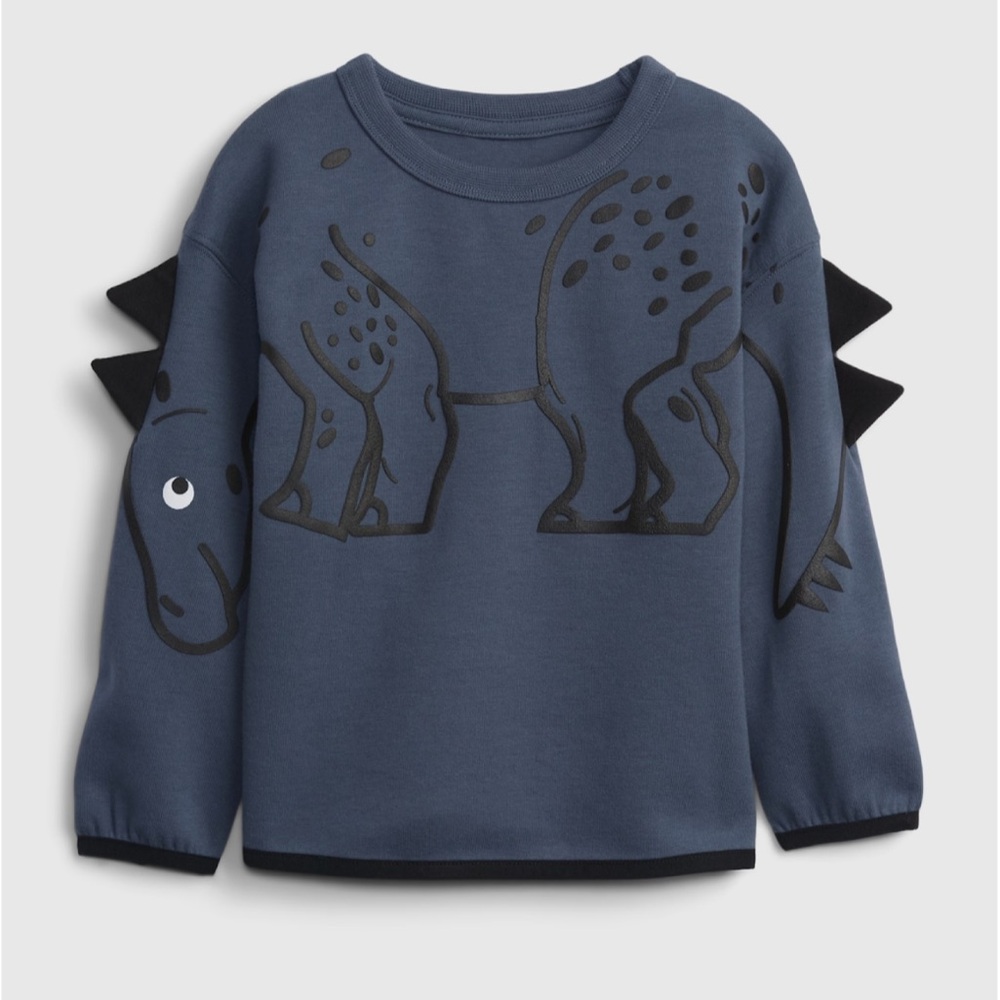 GapFit Tech 3D Dino Navy Sweatshirt